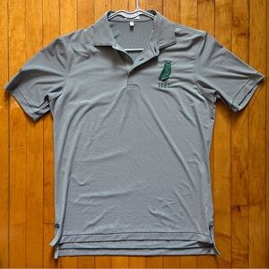 Peter Millar Summer Comfort Short Sleeve Polo Shirt Men's Size M Striped Green